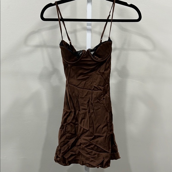 MIRROR PALAIS Silk Mini Dress - Picture 2 of 12